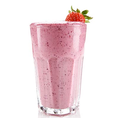 low calorie strawberry banana smoothie